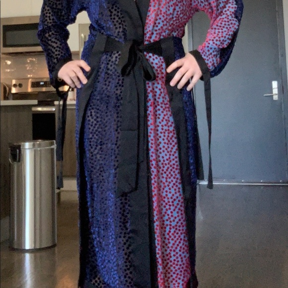 Gorgeous Burnout Kimono style wrap dress - Picture 9 of 16